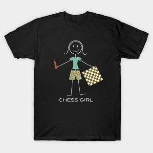 Funny Womens Chess Player T-Shirt